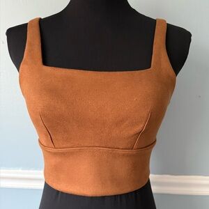 SPANX Brown Crop Top M
